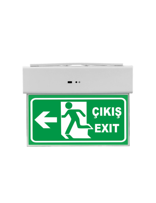 Sol Yön Exit +Çıkış Yazılı Şarjlı + Elektrikli Acil Çıkış Yön Armatürü Levhası  toptan şatış fiyatları