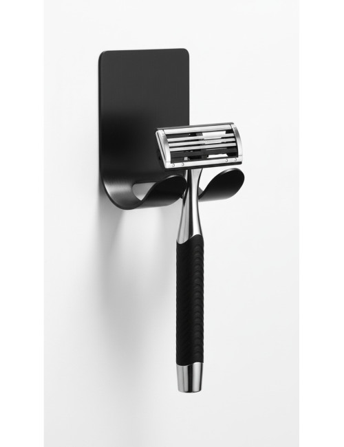 Siyah Yapışkanlı Traş Bıçak Bıçağı Jilet Tutucu Banyo Duşakabin Traş Bıçaklık Jiletlik Organizer