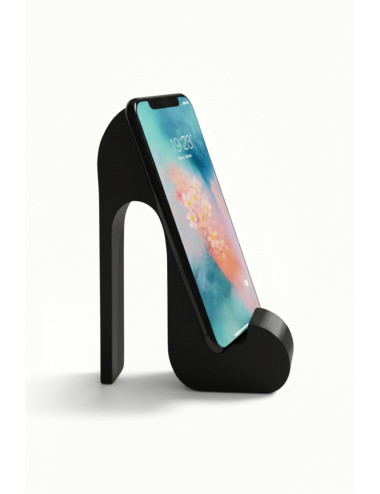 Siyah Topuklu Ayakkabı Masa Üstü Cep Telefonu Tablet Tutucu Tutacağı Standı US-T002