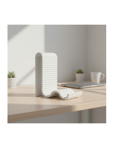 Beyaz Çok Pozisyonlu Kullanılabilir Cep Telefonu Tablet Tutucu -Cep Telefonu Tutacağı Standı US-T001