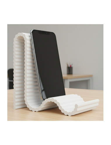 Beyaz Çok Pozisyonlu Kullanılabilir Cep Telefonu Tablet Tutucu -Cep Telefonu Tutacağı Standı US-T001