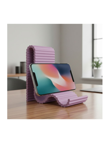 Pembe Çok Pozisyonlu Kullanılabilir Cep Telefonu Tablet Tutucu -Cep Telefonu Tutacağı Standı US-T001