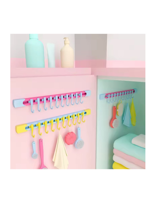 10lu Yapışkanlı Portmanto Hol Antre Duvar Banyo Havlu Askısı Mutfak Askılığı Kapı Arkası Askılık