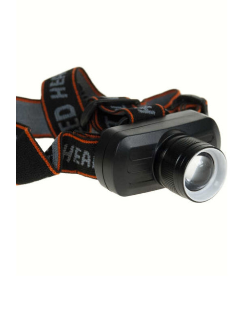 Rechargeable 3 Modes Multi-Light, Medium Light, Flashing, Zoomable Headlamp for Hunter, Fisherman, and Camper
