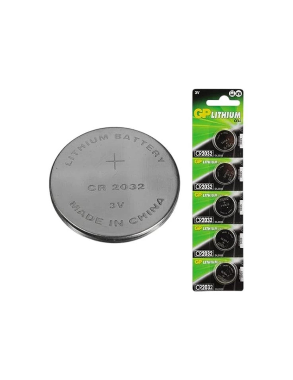 GP CR2032 Lityum 3 Volt Pil 5 li Paket GPCR2032-2CPU5