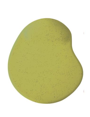 Oval Haki Renkli Kum Desen Bilek Destekli Kaymaz Taban Bilgisayar Notebook Mouse Pad- Maus Ped