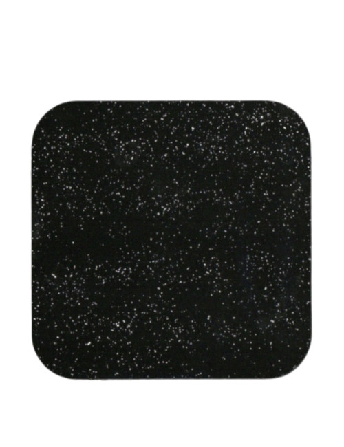 Oval Siyah Kum Desen Bilek Destekli Mouse Pad + 2 Adet Siyah Kupa Fincan Bardak Altlığı Altlık Set