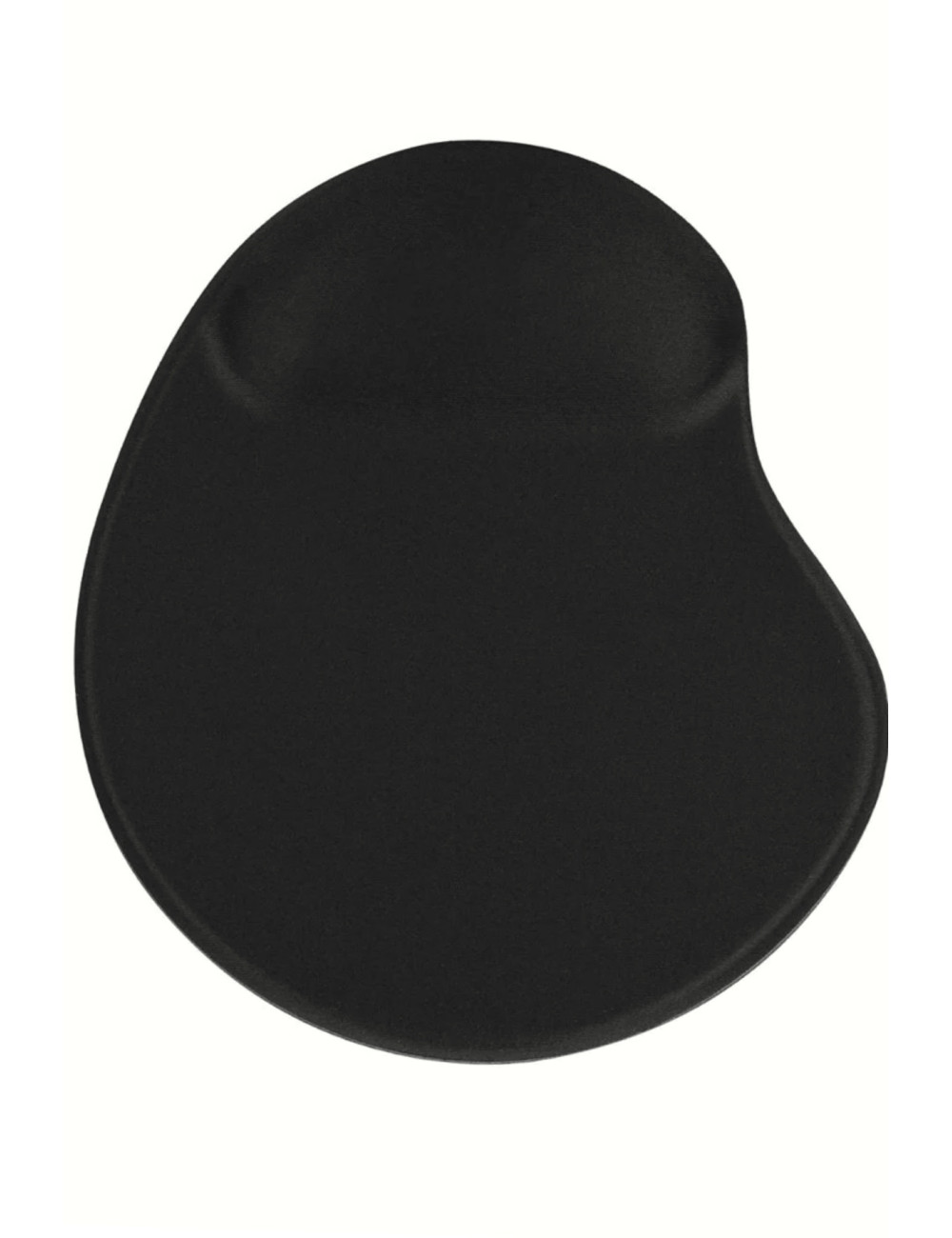 Oval Siyah Desensiz Bilek Destekli Kaymaz Taban Bilgisayar Notebook Mouse Pad -Mausa Pad