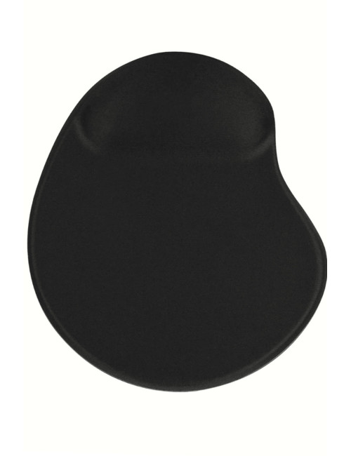 Oval Siyah Desensiz Bilek Destekli Kaymaz Taban Bilgisayar Notebook Mouse Pad -Mausa Pad