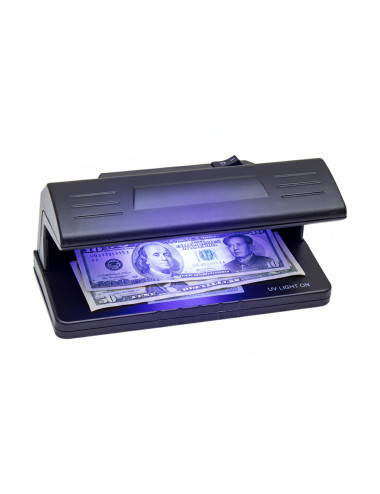 4W Elektrikli Uv Mor Işık Dolar Euro Tl Kağıt Para ve Çek Tespit Kontrol Cihazı Aleti Dedektörü