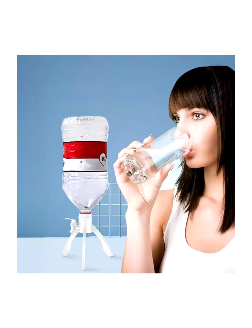 Multifunctional Mini Water Dispenser for Home, Office, Camping, Balcony, Garden, and Picnic Use