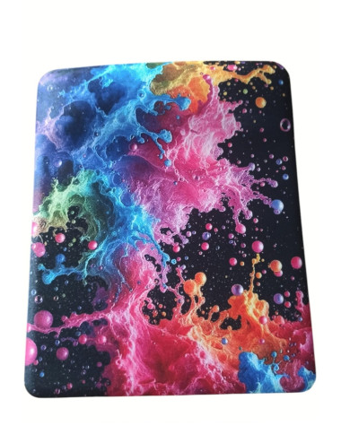 Colorful Foam Patterned Non-Slip Computer Notebook Mouse Pad with Wrist Support - Mousepad with Wrist Rest