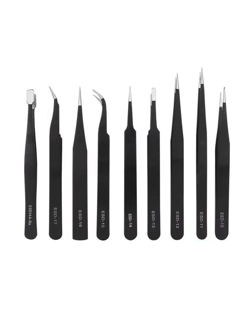 Craft Scalpel Blade + Hobby Electronics Handicrafts Jewelry Repair Steel Repair Tweezers Set