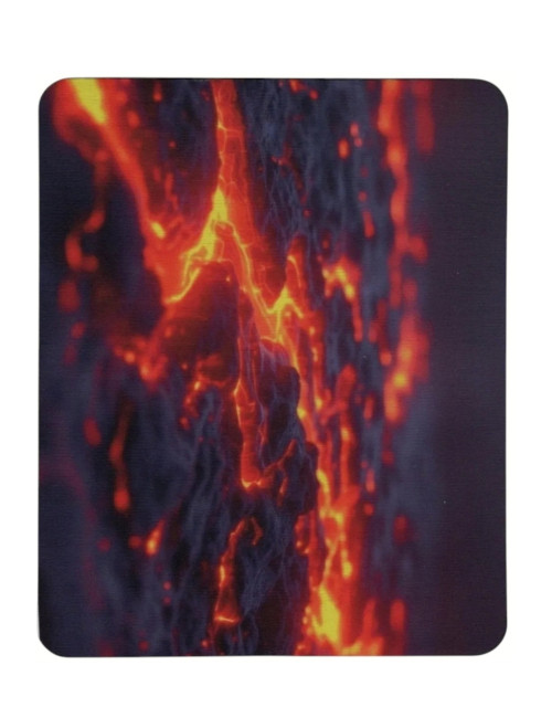Magma Pattern Mouse Pad + Wired Mouse Computer Mouse Notebook PC Windows XP 7 10 11 Compatible Mouse