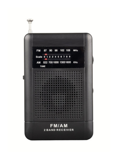 Mini Analog AM-FM Pilli Yüksek Çekim Kalitesi Kulaklıklı Kamp Deprem Çantası El Cep Radyosu