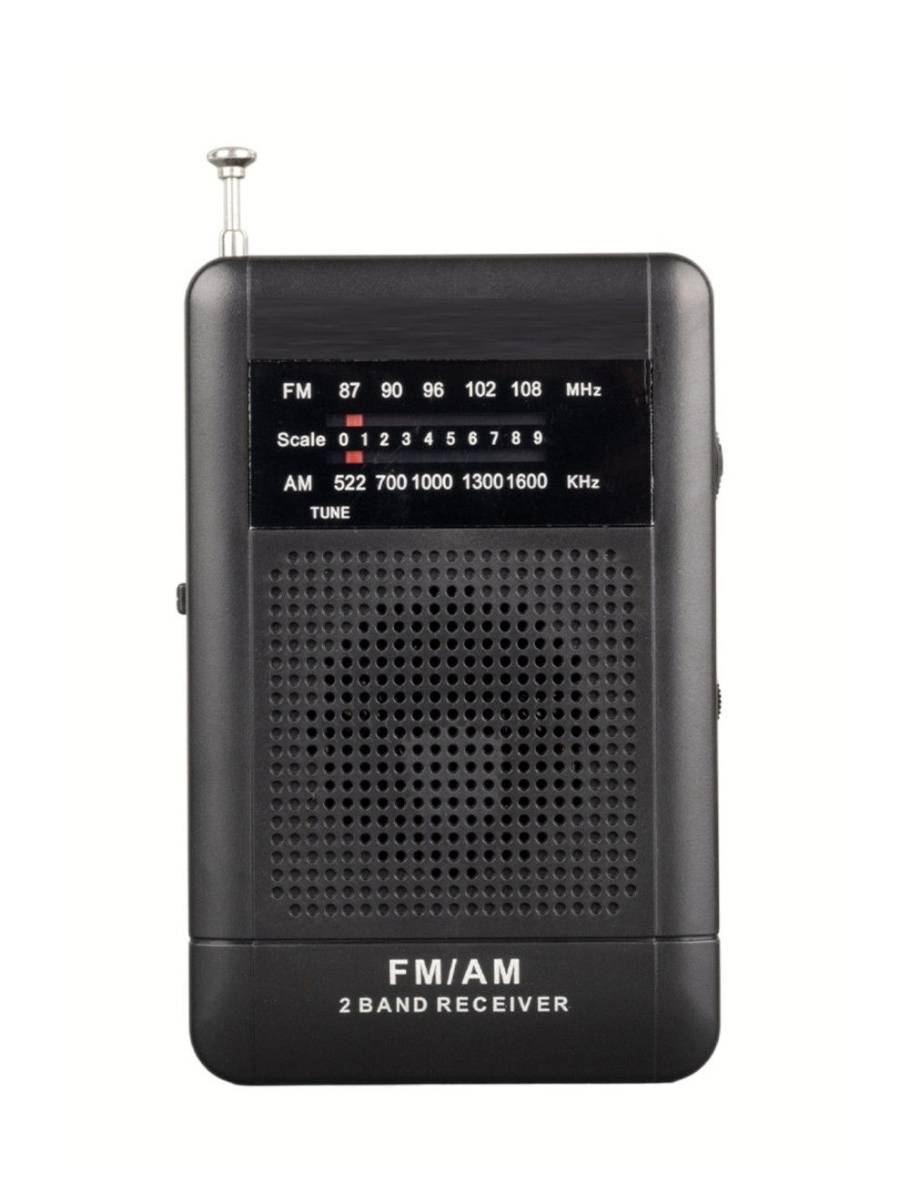 Mini Analog AM-FM Battery-Powered High-Quality Handheld Radio with Headphones, Camping and Earthquake Survival Kit