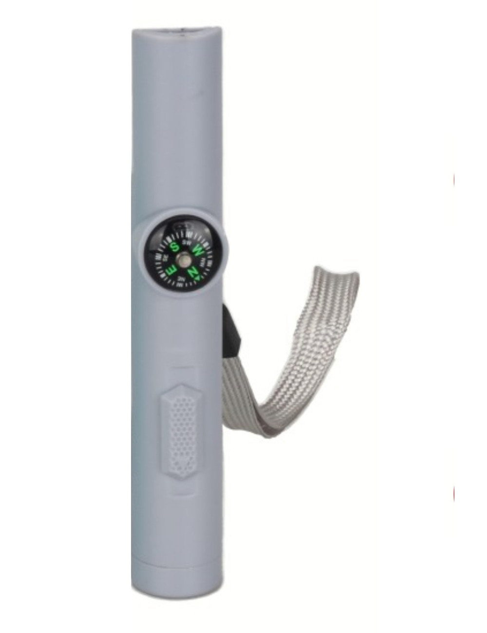 Gray Compass Whistle Laser Light Leveling Earthquake Camping Emergency Flashlight Whistle Laser Pointer