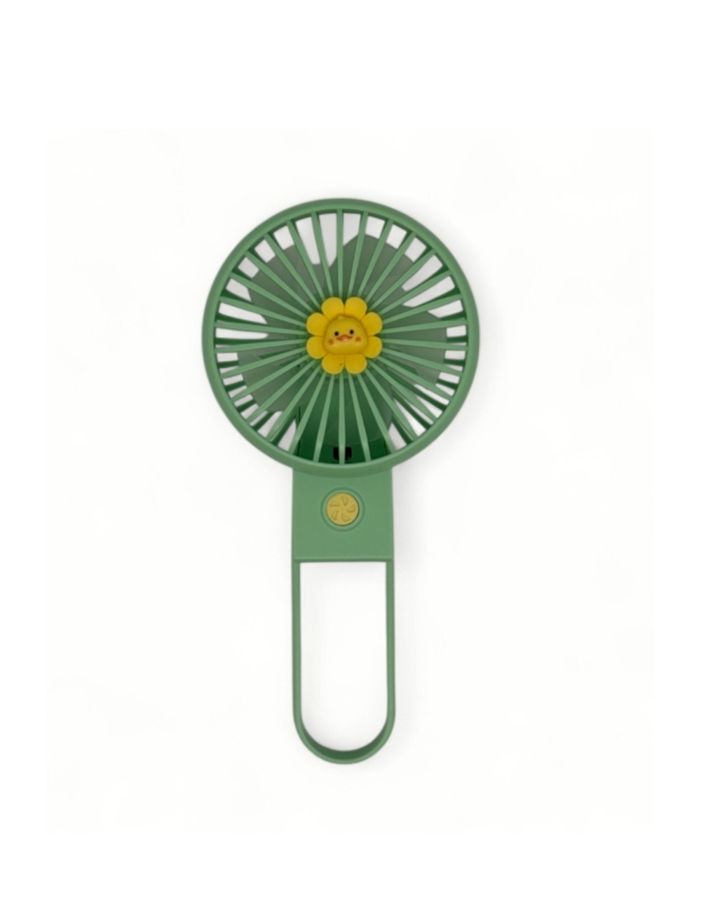 Yellow 3-speed Rechargeable Desktop, Handheld, Pocket/Bag Portable, Foldable Mini Hand Fan