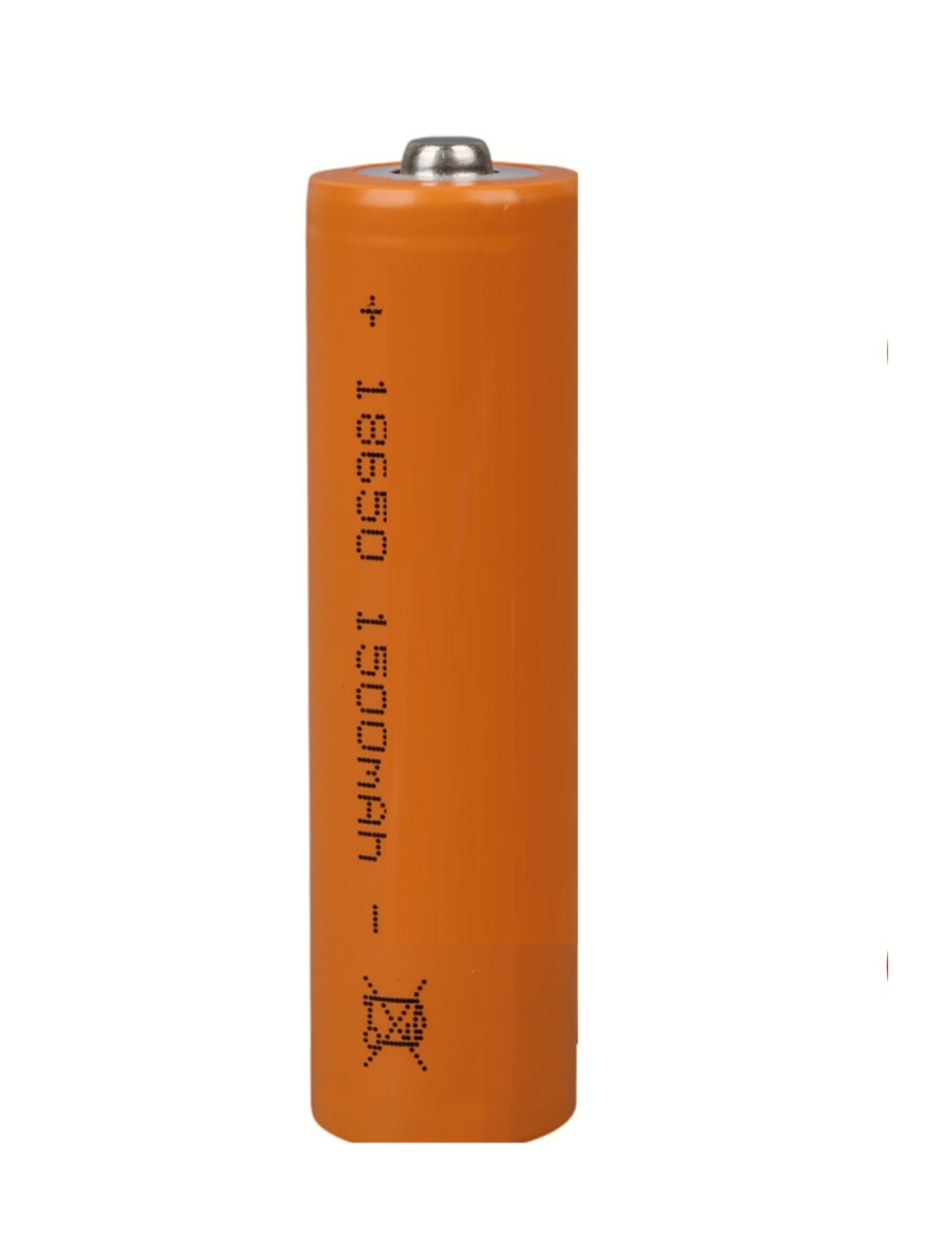3,7 Volt 1500 Mah 18650 Li-on Şarj Edilebilir Başlıklı Pil (3.7V 1500MAH ŞARJLI BÜYÜK FENER PİLİ)
