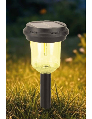 مصباح إضاءة ليلية يعمل بالطاقة الشمسية بتقنية COB LED، مناسب لتزيين الحدائق والشرفات والباحات.