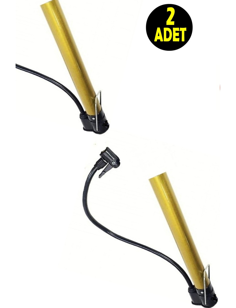 Aluminum Body Rubber Handheld Air Pump for Inflating Balls, Soccer Balls, Bicycles, and Motorcycle Tires