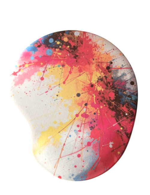 Karmaşa Desenli Bilek Destekli Mouse Pad+ Kablolu Mouse Bilgisayar Notebook PC Windows Uyumlu Mause