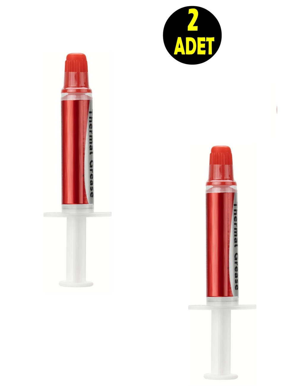 2 ADET 10 ML 1.63W/M.K Şırınga Termal Macunu Işlemci Pastası Cpu Vga Radyatör Pastası Isı Iletken