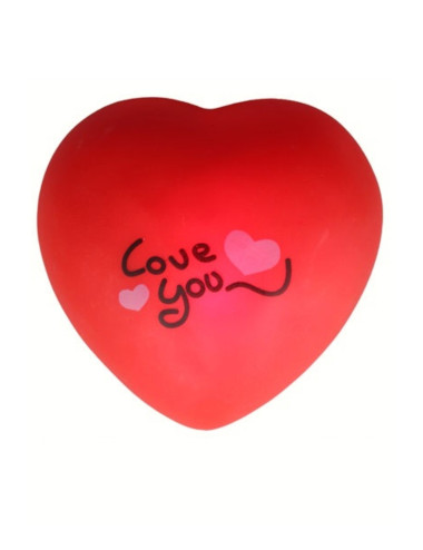 Love You Temal Kalpli Led Işıklı Kırmızı Kalp Gece Lambası -Sevgililer Günü Doğum Günü Hediyesi