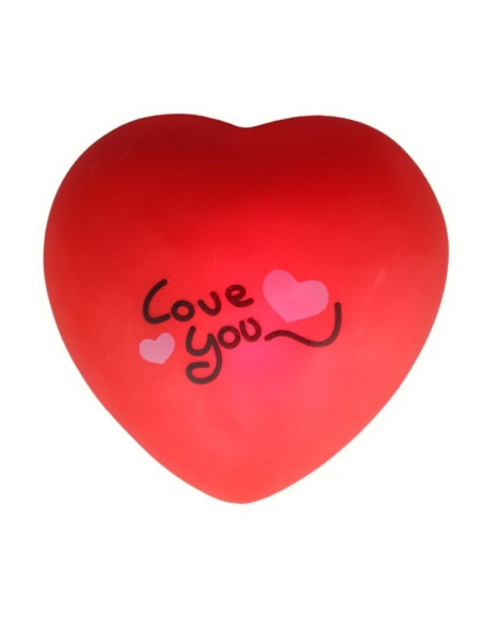 Love You Temal Kalpli Led Işıklı Kırmızı Kalp Gece Lambası -Sevgililer Günü Doğum Günü Hediyesi