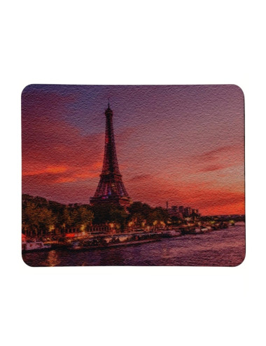 Paris Eyfel Kulesi Desenli Kaymaz Taban Optik Bilgisayar Notebook Mouse Pad Maus Ped 17,5x21,5cm