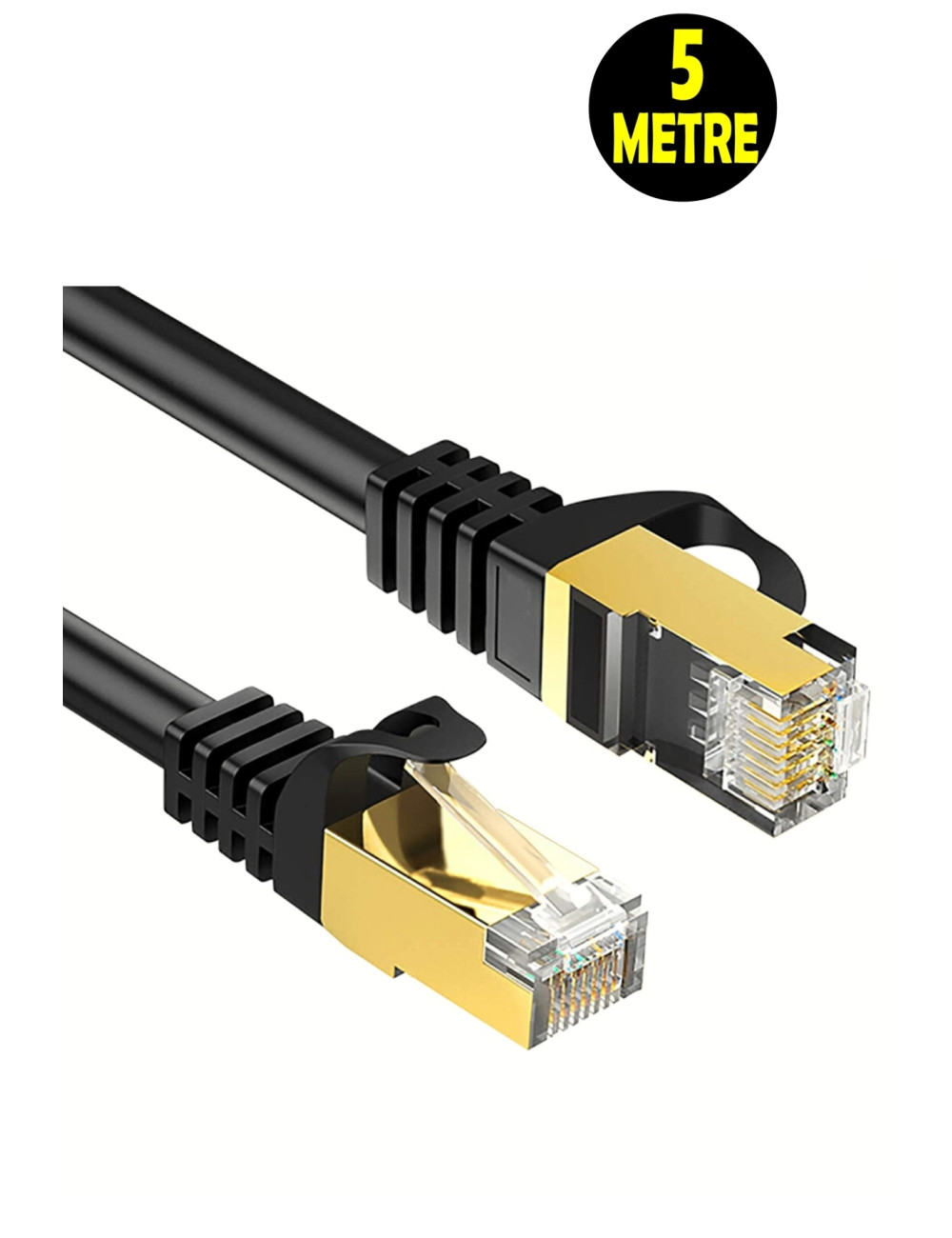 5 METER Cat7 LAN Internet Data Modem Cable (Cat 7 Ethernet Modem RJ45 Jack Network ADSL)