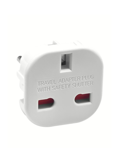 Jack Type Plug to British Type Plug Converter Adapter Travel Adapter 240V 10A/16A