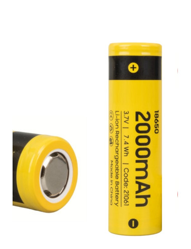 2li 18650 Pil Şarj Cihazı Aleti + 2 ADET 3,7 VOLT 2000 MAH 18650 Li-on Şarj Edilebilir Başlıksız Pil