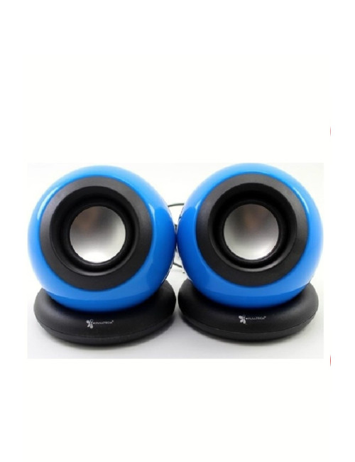 1+1 USB Wired Mini Oval Computer PC Notebook Speaker (2*3 WATT - 4 OHM Speaker) Wholesale Prices