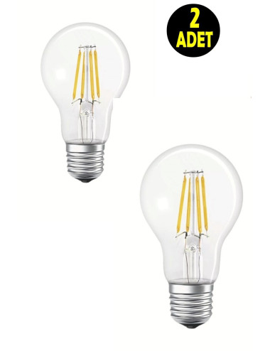 ثريا مزودة بمصباحين LED قياسيين قابلين للتعتيم من نوع E27 بقوة 4 واط لكل منهما، مناسبة لغرفة المعيشة والصالة والمطبخ