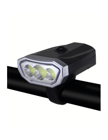 2 ADET Pilli 3 COB Ledli 500 Lumen Bisiklet Scooter Feneri -Bisiklet Aydınlatma Farı