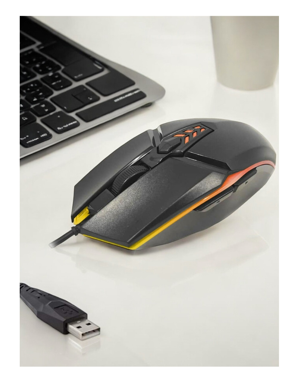 RGB LED Light 6D Gaming Wired Mouse Notebook PC Windows Compatible Gamer Mouse - Computer Mouse