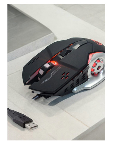 Led Işıklı 6D Gaming Tip Kablolu Mouse Bilgisayar Faresi Notebook PC Windows Uyumlu Oyuncu Mause