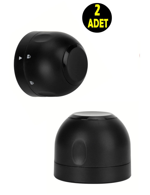 2pcs Lockable Vacuum Wine Champagne Carbonated Drink Bottle Cap Stopper
