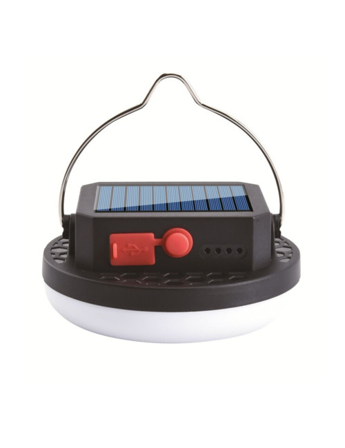 Powerbank Özellikli Şarjlı Güneş Enerjili Solar Aydınlatma Bahçe Kamp Çadır Lambası Feneri Işıldak