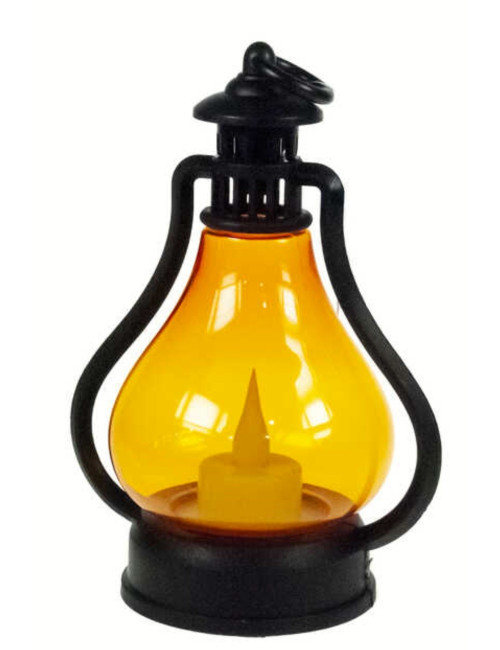 Ev Bahçe Teras Balkon Dekorasyon Vintage Retro Eski Gaz Lambası Tipi Dekoratif Alevli Led Mum