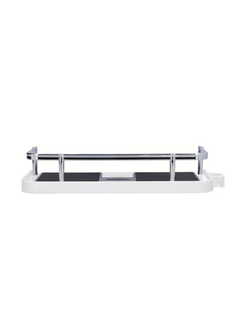 2 Easy-to-Install Bathroom Shelf Corner Shower Head Holder Shampoo Dish Soap Dish Loofah Organizer