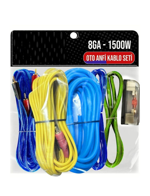 مجموعة مكبر صوت للسيارة 8ga 1500 واط - طقم أسلاك كابل مكبر صوت نظام مكبر صوت السيارة بأسعار الجملة.