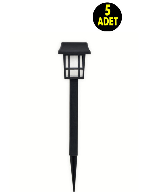 5 Pieces Solar Powered Garden Terrace Balcony Decoration Night Lamp - Decorative Solar Lighting