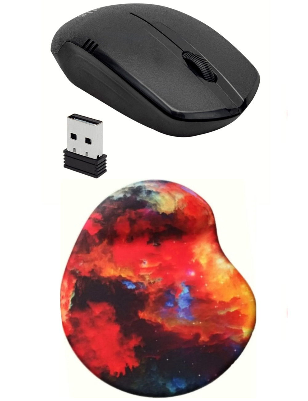 Kablosuz Wireless Mouse Kompakt Bilgisayar Faresi Notebook Pc Windows 7 10 11 Uyumlu
