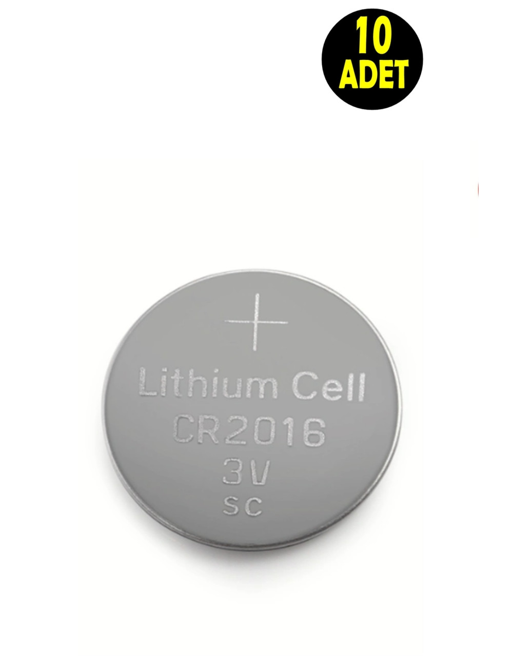 10 x 3 Volt CR2016 Lithium Coin Batteries (DL2016 CR 2016 Bios-Shutter-Remote Scale Button Lithium Battery)