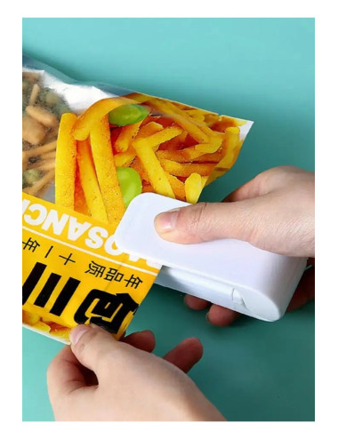 Poşet Ağzı Naylon Ambalaj Kapatıcısı Makinesi Cips Jelatin Yapıştırma Kapatma Cihazı Aleti