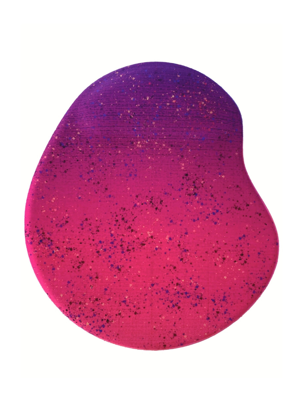 Oval Renkli Desenli Bilek Destekli Kaymaz Taban Bilgisayar Notebook Mouse Pad -Mausa Pad