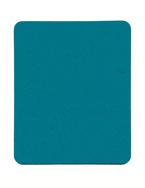 Turquoise Sand Pattern Flat Type Non-Slip Base Optical Computer Notebook Mouse Pad 17.5x21.5cm