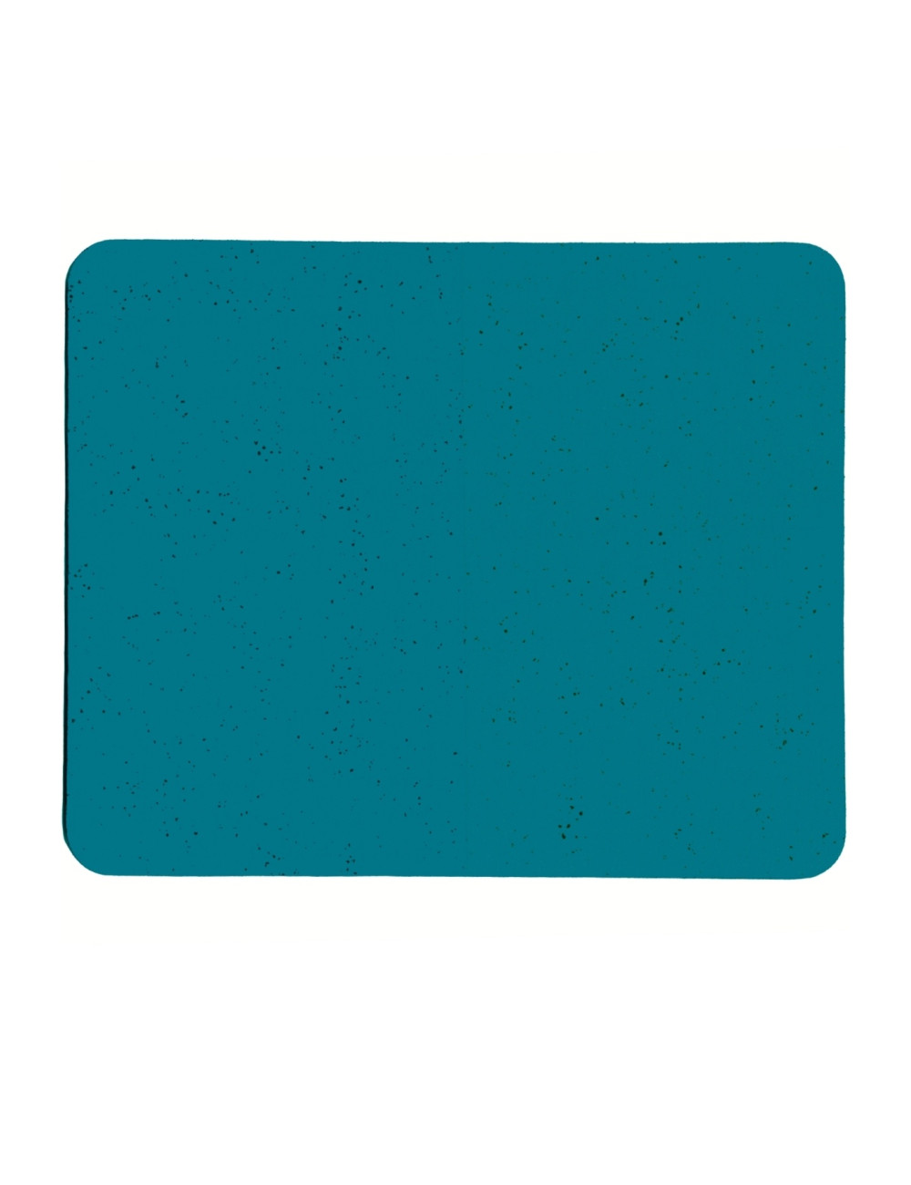 Turquoise Sand Pattern Flat Type Non-Slip Base Optical Computer Notebook Mouse Pad 17.5x21.5cm